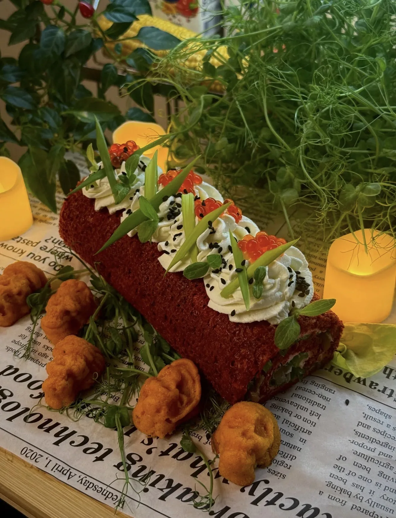 Рулет свекольный