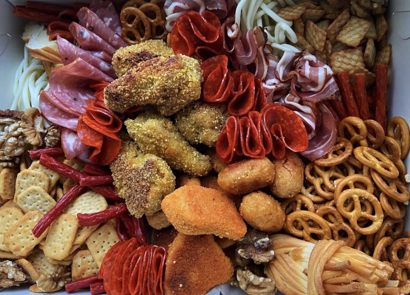 Бокс к пенному с мясом