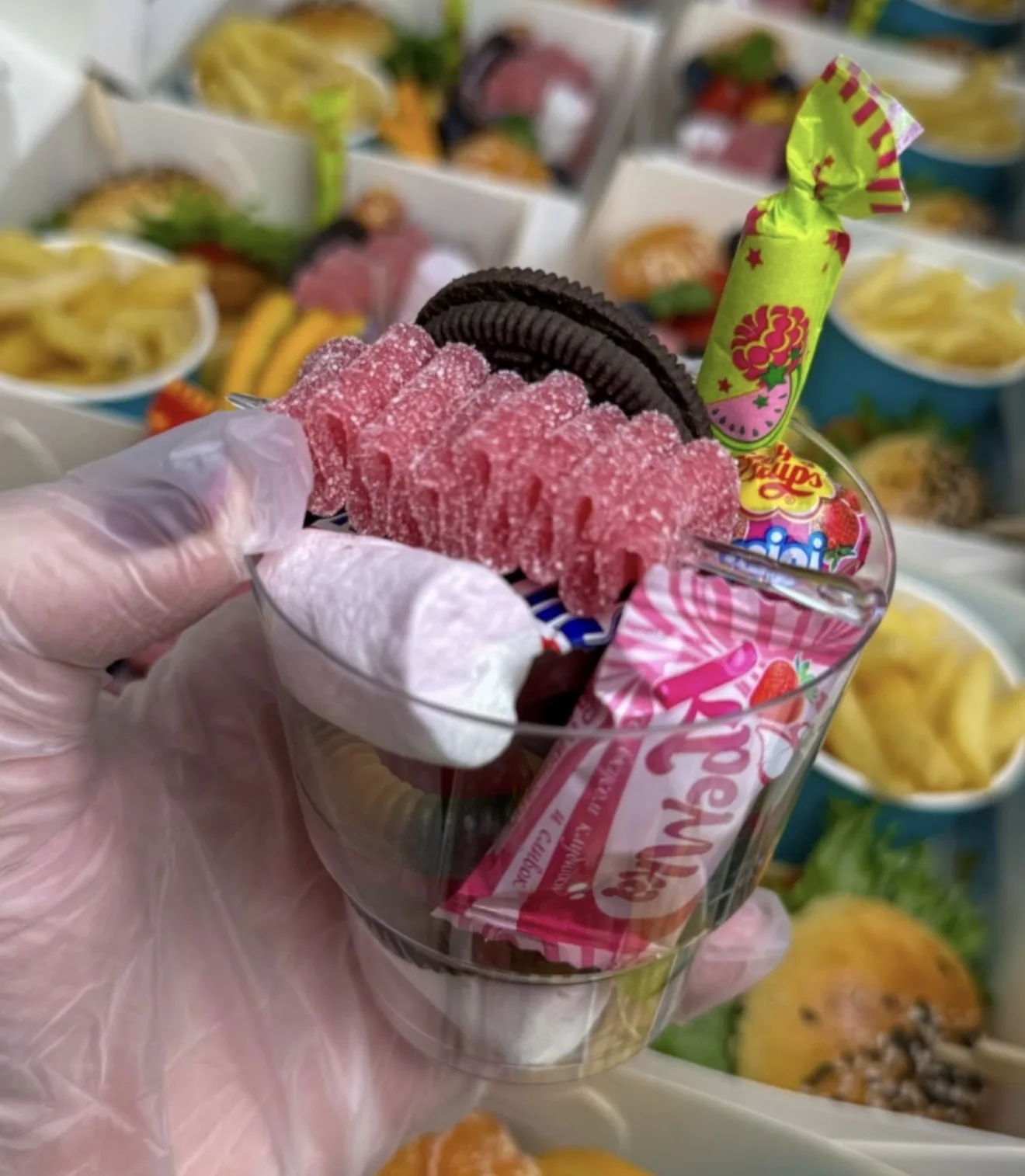 Сладкий стакан 